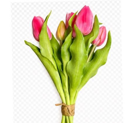 Umelá kytica tulipány ružové 30 cm