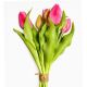 Umelá kytica tulipány ružové 30 cm