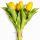 Umelá kytica tulipány žlté 30 cm