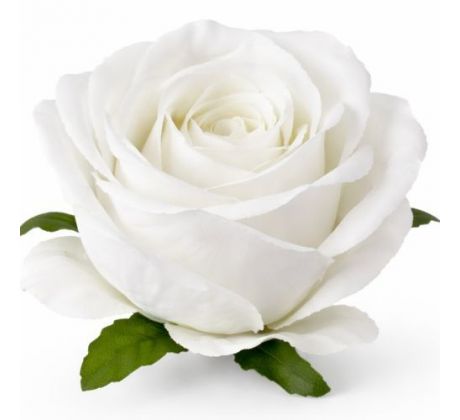 Umelá ruža smotanová 9 cm