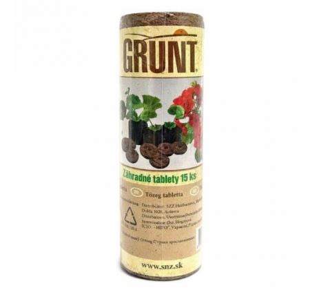 Rašelinové tablety JIFFY 15 ks - priemer 3,8 cm