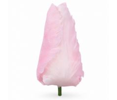 Umelý tulipán saténový ružový 9 cm