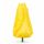 Umelý tulipán saténový žltý 9 cm