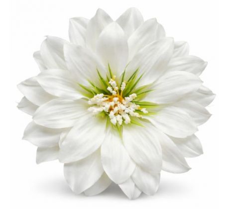 Umelá dália krémová 12 cm