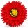 Umelá gerbera červená 15 cm