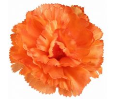 Umelý karafiát oranžový 9 cm