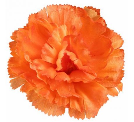 Umelý karafiát oranžový 9 cm