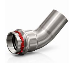 Uhlíková oceľ-koleno MF 45°-vonkajší/vnútorný spoj