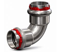 Uhlíková oceľ-koleno FF 90°-vnútorný/vnútorný spoj