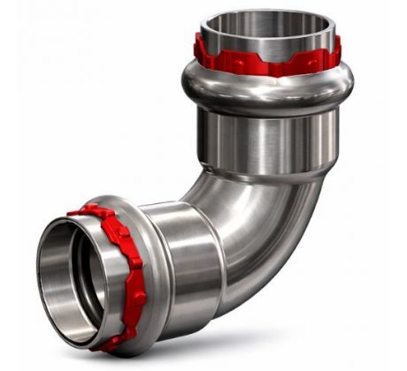 Uhlíková oceľ-koleno FF 90°-vnútorný/vnútorný spoj