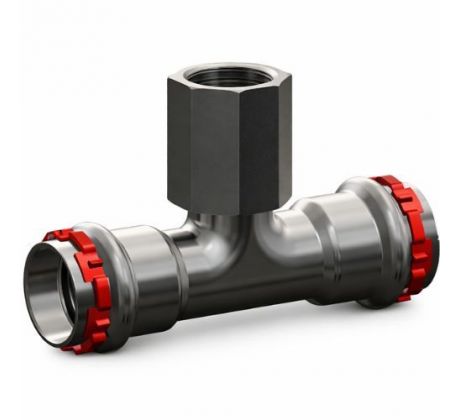 Uhlíková oceľ T-kus ZD-vnútorný závit