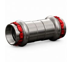 Uhlíková oceľ-nátrubok FF-vnútorný/vnútorný spoj