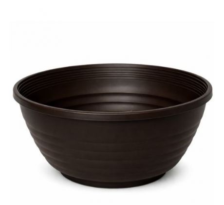 Plastový kvetináč misa hnedá 26 cm