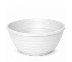 Plastový kvetináč misa biela 22 cm