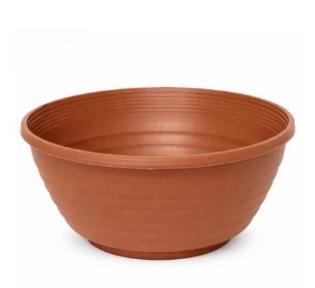 Plastový kvetináč misa terakota 22 cm