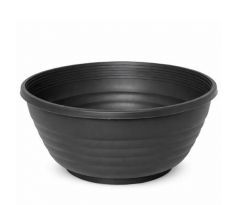 Plastový kvetináč misa antracit 22 cm