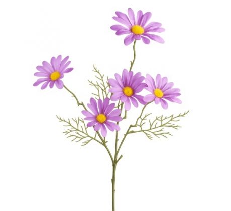 Umelá sedmokráska fialová 52 cm