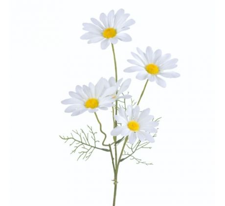 Umelá sedmokráska biela 52 cm