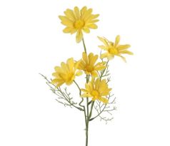 Umelá sedmokráska žltá 52 cm
