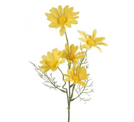 Umelá sedmokráska žltá 52 cm