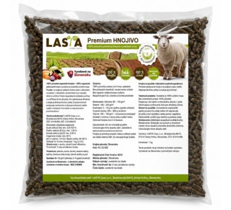 Hnojivo ovčie Lasta Premium 1 kg