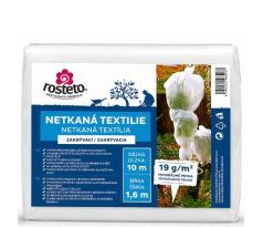 Netkaná textilia Rosteto - biela 10 m x 1,6 m