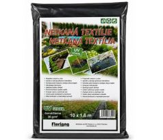 Netkaná textília 10 x 1,6 m čierna 50g/m2 mulčovacia