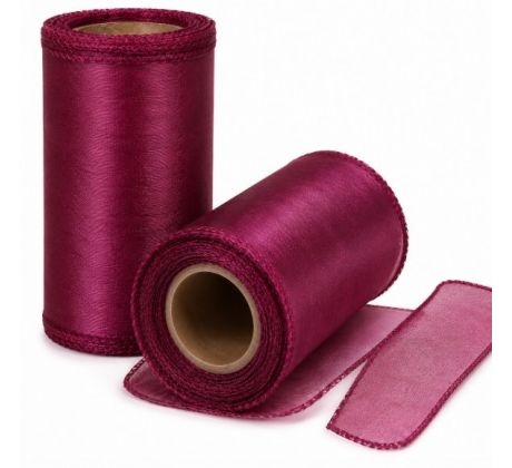 Organza dark plum 12 cm / 8 m