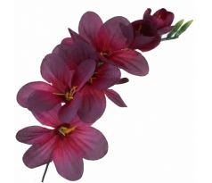 Umelá frézia burgundy 15 cm