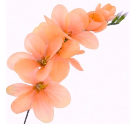 Umelá frézia lososová 15 cm