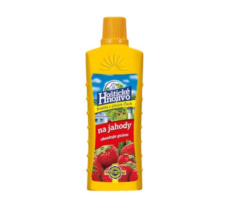 Hoštické hnojivo na jahody s guánom 500 ml