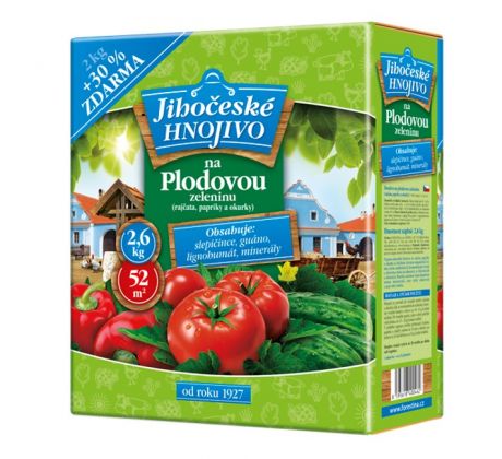 Jihočeské hnojivo na plodovú zeleninu 2 kg+30%