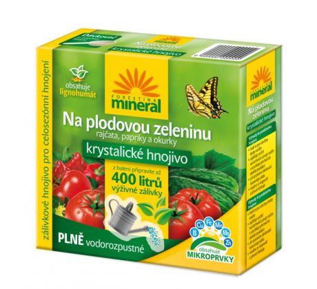 Kryštalické hnojivo na plodovú zeleninu s lignohumátom MINERAL 400g