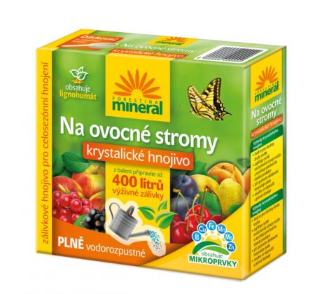 Kryštalické hnojivo na ovocné stromy s lignohumátom  MINERAL 400g