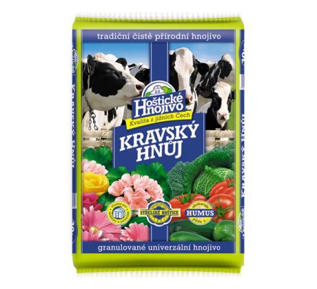 Hoštický kravský  hnoj 10 kg