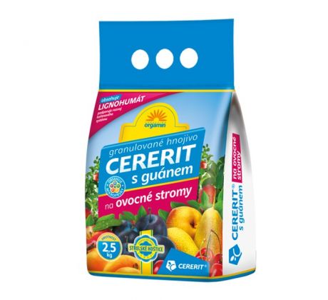 Cererit na ovocné stromy a ovocné kríky s guánom ORGAMIN 2,5kg