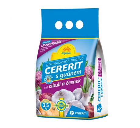 Cererit na cibuľu a cesnak s guánom ORGAMIN 2,5kg