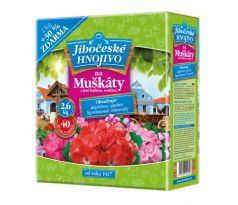 Jihočeské hnojivo na muškáty a balkónové rastliny 2 kg+30%