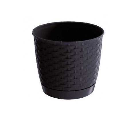 Kvetináč Ratolla  Round DRLO antracit